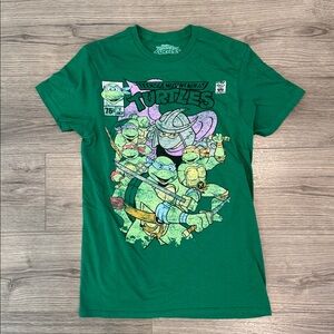 Nickelodeon Classic Teenage Mutant Ninja Turtles TMNT Tee Women’s Size Small